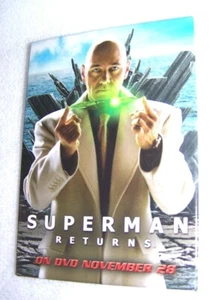 Prendedor/botón de lanzamiento de DVD de Superman Returns Lex Luthor película Warner Brothers 2006 - Imagen 1 de 2