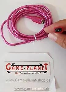 Cable de enlace cable de enlace rosa Nintendo Game Boy GBgo - Imagen 1 de 1
