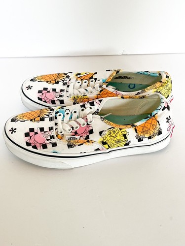 Scarpe Spongebob Squarepants aerografo autentiche Vans donna taglia 8 uomo taglia 6 5