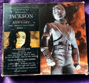 Michael JACKSON History past Present Spain 2xCASSETTE Epic (Box Set + Booklet) - Picture 1 of 5