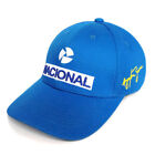 Ayrton Senna Baseball Cap Men Fashion Cool Embroidery Hat Adjustable Blue