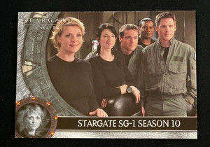 STARGATE SG-1 SEASON 10 2008 RITTENHOUSE ARCHIVES PROMO CARD P1