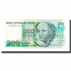 [#632300] Banknote, Brazil, 200 Cruzeiros on 200 Cruzados Novos, KM:225b, UNC(63