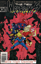 NEW WARRIORS (1990 Series)  (MARVEL) #34 NEWSSTAND Very Fine Comics Book