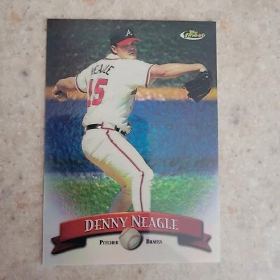 Denny Neagle 1998 Topps Finest Double Sided Refractor Atlanta Braves  - Image 1 of 2