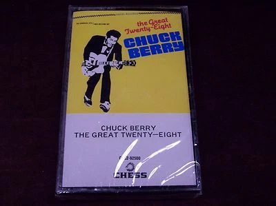 CHUCK BERRY "THE GREAT TWENTY-EIGHT" CS TAPE SEALED 1ST PRESS CHESS 1982 ROCK - Image 1 of 3