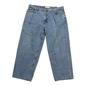 Vintage Levi 560 Jeans Men Size 44x30 (44x27) Blue Denim Comfort HEMMED - Picture 1 of 12