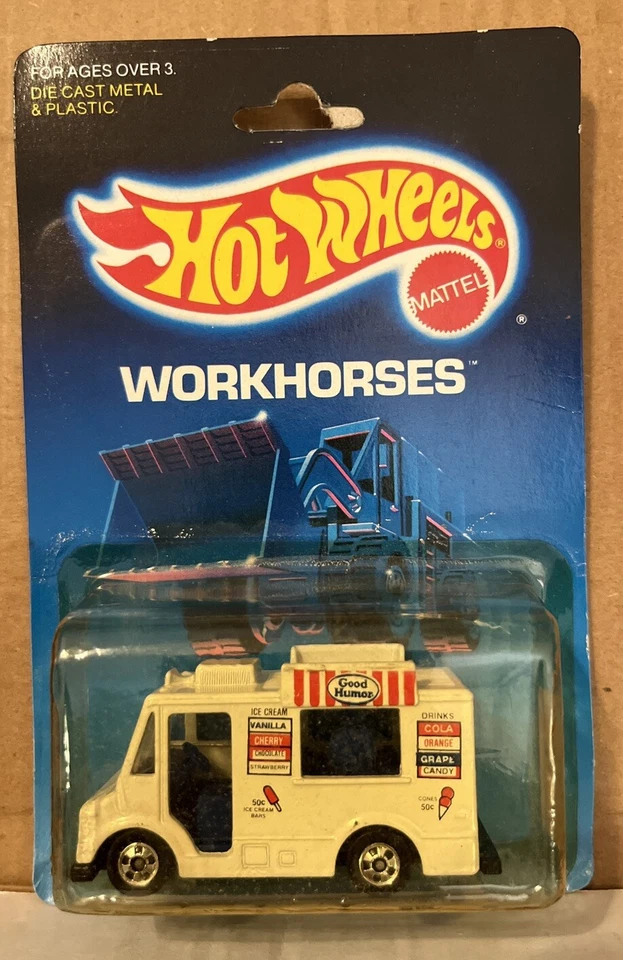 Hot Wheels by Mattel Workhorses Good Humor Truck #5904- 1/64 Scl Diecast