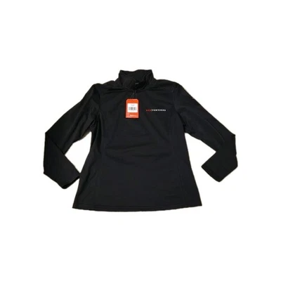 NOVO Pulôver The North Face Tech 1/4 Zíper Moletom de Lã Decote Simulado GG Preto - Imagem 1 de 4