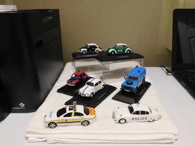 7 Diecast European Police Cars-Various Countries- All in mint condition - Image 1 of 4