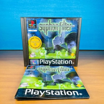 Syphon Filter PS1 ITA GIOCO COMPLETO Italiano SONY PLAYSTATION 1 Pal Originale - Immagine 1 di 4
