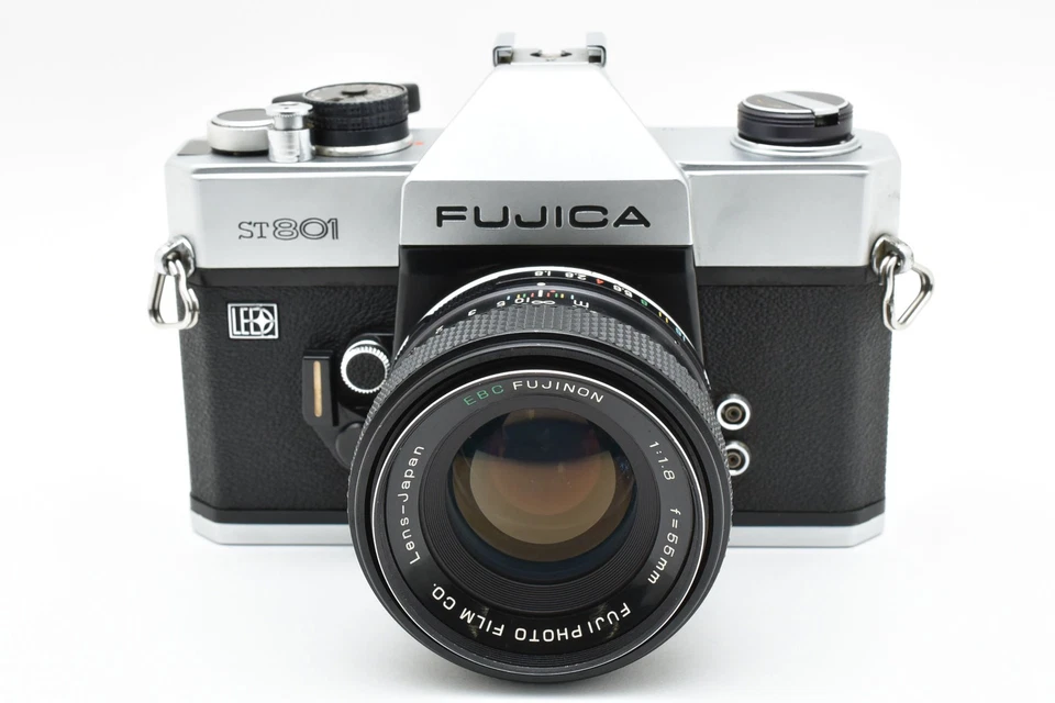 [Exc+5] Cámara fotográfica FUJICA ST 801 SLR 35 mm + EBC FUJINON 55 mm f/1,8 Japón 2624961 Foto 1 de 4
