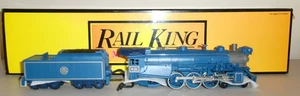 Rail King 4-6-2 Jersey Central Blue Comet Pacific Steam Engine Artículo #30-1172-0 - Imagen 1 de 7