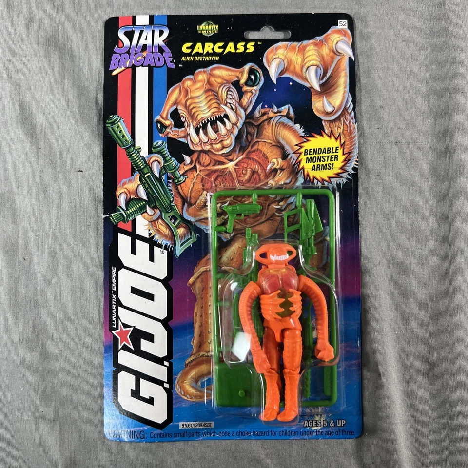 Gi Joe Star Brigade 外星人尸体 全新 真正的美国英雄 复古 孩之宝 密封 — 第 1/4 张图片