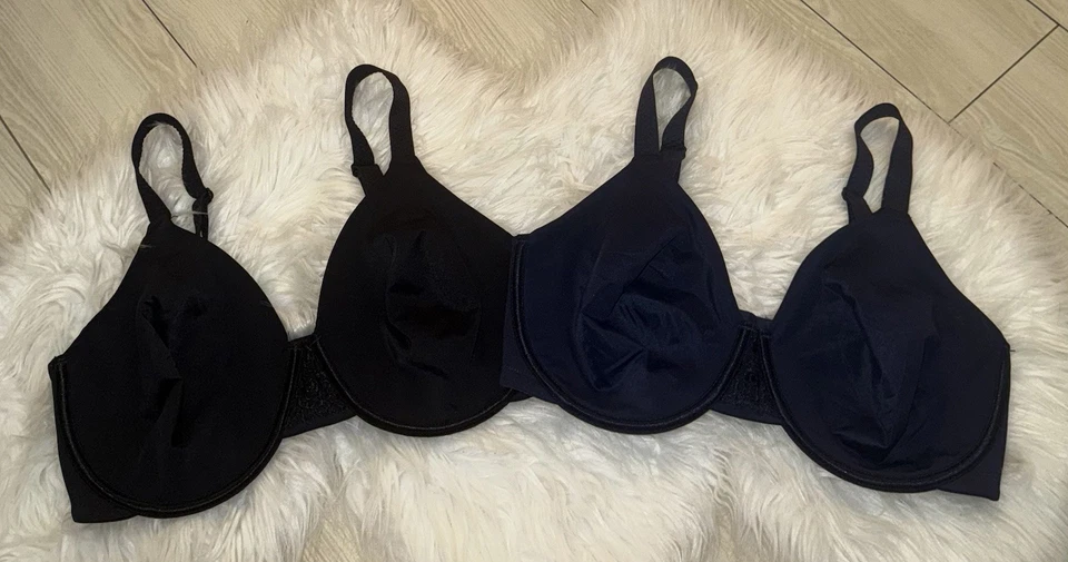 2 Sujetadores Vanity Fair 76080 Beauty Back Figura Completa Minimizador con Aros para Mujer 36DD Foto 1 de 4