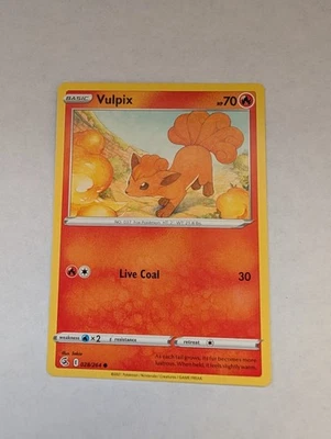Vulpix (28) #028/264 SWSH08: Fusion Strike Common - Pokemon Cards - Image 1 of 2