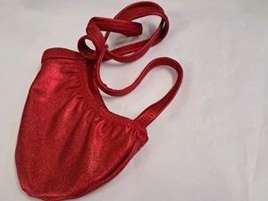 mens g-string underwear Red Metallic Minimal bulge, handmade custom for you L 36 - Picture 1 of 1