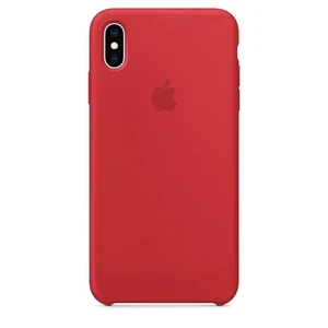 Funda Silicona Original Apple iPhone XS Max - (PRODUCTO) ROJA - Nueva - Imagen 1 de 9