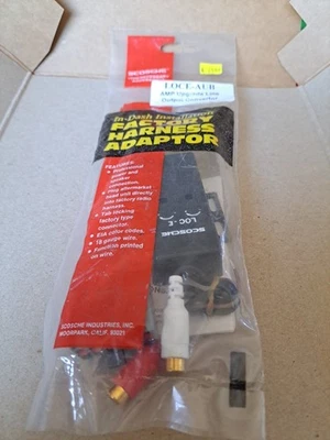 Adaptador amplificador convertidor de salida de línea Scosche LOC-E Amp Upgrde años 90 audio para automóvil Foto 1 de 4