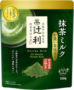 TSUJIRI Matcha Milk Double Rich Green Tea Powder Latte Sweet Cafe UJI KYOTO 150g - Picture 1 of 41
