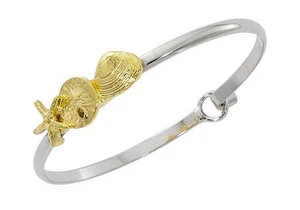 Pulsera Tu-tone Cape Cod Seashell & Starfish - Imagen 1 de 1