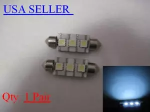 2 bombillas LED Canbus 6413 3423 39 mm 41 mm sin errores para interiores BMW Benz - Imagen 1 de 1