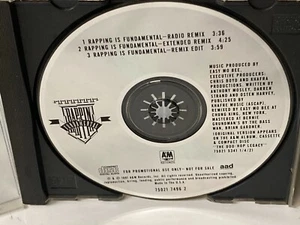 RAPPIN' IS FUNDAMENTAL "Rapping is Fundamental" RARE PROMO CD 1991 Easy Moe Bee - Picture 1 of 3