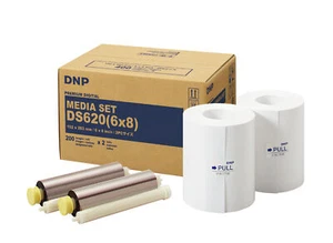 DNP DS620 6x8 Papier + Farbband für 800 Drucke 10x15 oder 400 Drucke 15x20 - Bild 1 von 2