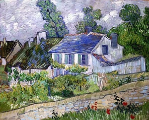 Houses at Auvers Painting by Vincent van Gogh Reproduction - Picture 1 of 3