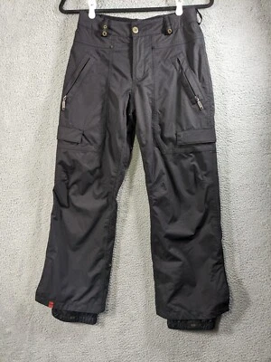 Bonfire 滑雪板裤小号经典干级 1 10K 防水货物黑色  — 第 1/4 张图片