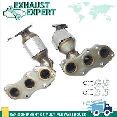 2x convertidor catalítico para Toyota Camry 2007-2017/2009-2015 Toyota Venza 3,5 L Foto 1 de 4