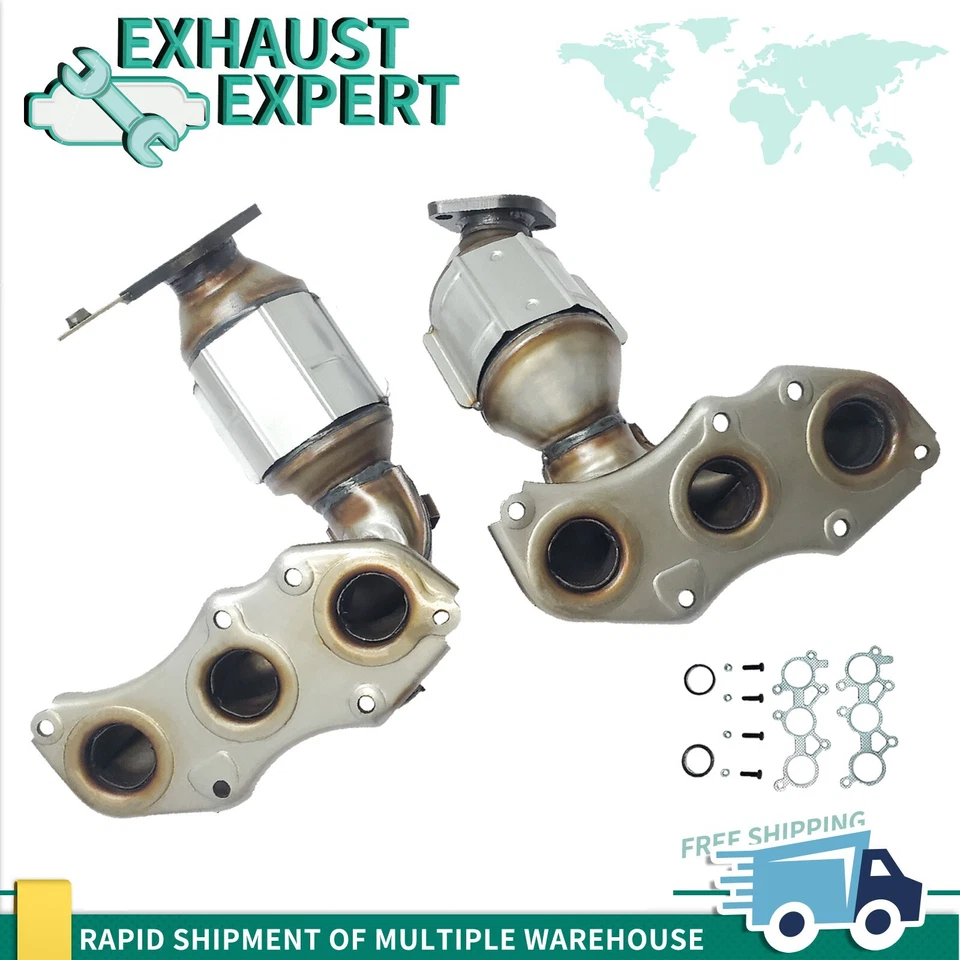 2x Catalytic Converter for 2007-2017 Toyota Camry/2009-2015 Toyota Venza 3.5L - Imagem 1 de 4