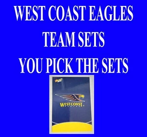 AFL SELECT WEST COAST EAGLES TEAM SETS COMMON CARDS - YOU PICK THE SETS - Picture 1 of 2