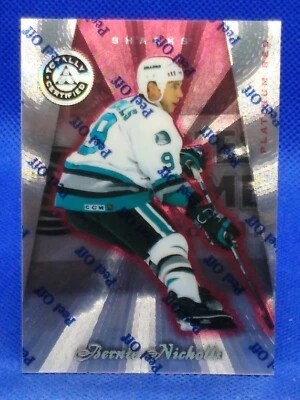 1997-98 Pinnacle Totally Certified Platinum Red /6199 Bernie Nicholls #109 - Image 1 of 2