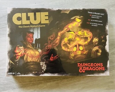 CLUE: Dungeons & Dragons 2019 Edition SEALED UNOPENED AND WRAPPED FOR CHRISTMAS! - Image 1 of 3