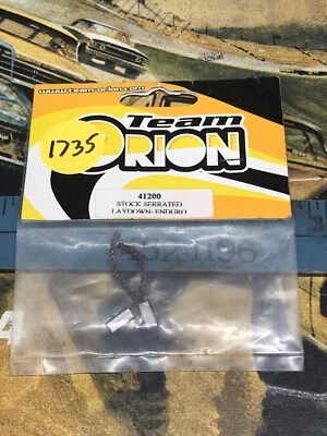 TEAM ORION 41200 Pro Stock Serrated Brushes Laydown-FNDURO NewInPack USA Shipped - Image 1 of 3