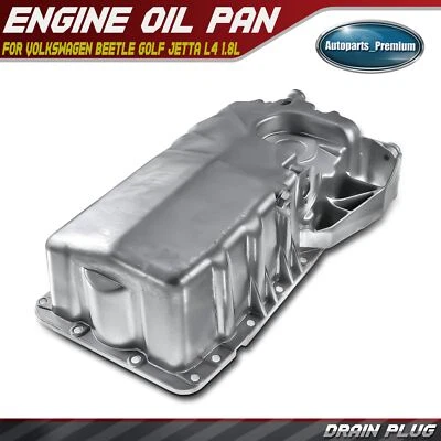 Engine Oil Pan for Audi TT Quattro 2000-2002 VW Jetta 00-05 Beetle Golf L4 1.8L - Image 1 of 4