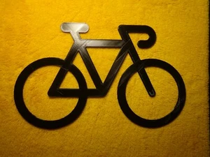 silhouette vélo ,decoration - Imagen 1 de 2
