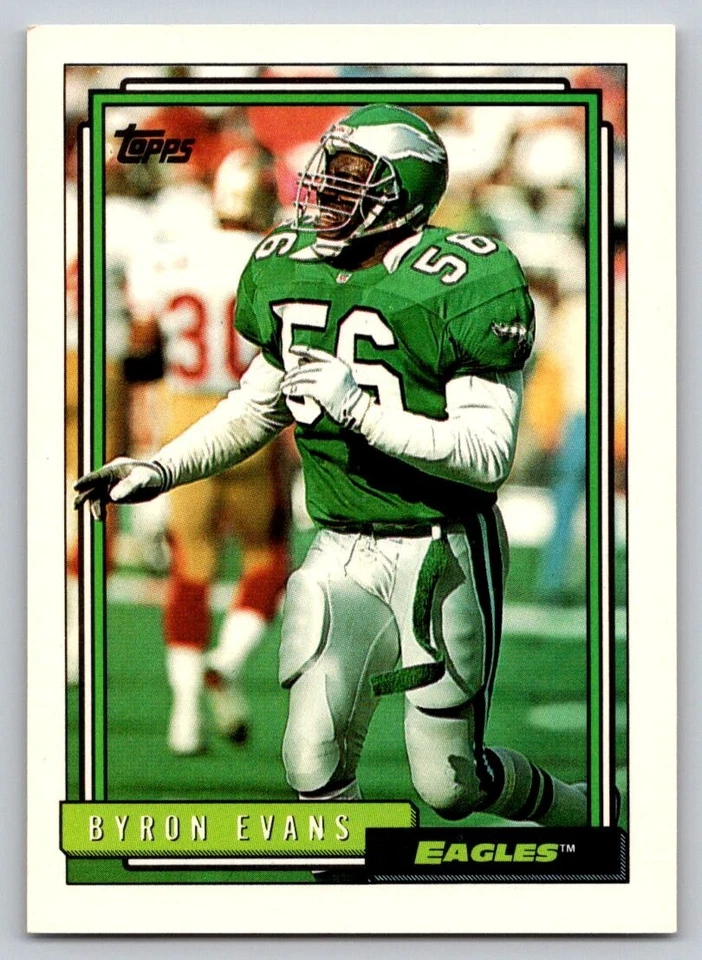 1992 Topps - #304 Byron Evans - Image 1 of 2