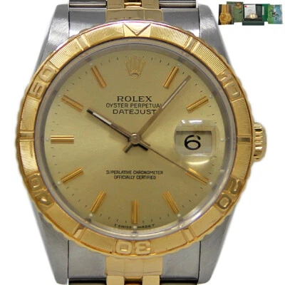 Rolex Datejust Turn-O-Graph 36mm Steel & Gold 16263 Box/Papers/2YrWarnty #1473-1 - Image 1 of 4
