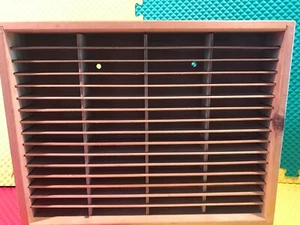 Napa Valley Box Company 64 Cassette Tape Wood Storage Wall Holder Free Shipping - Picture 1 of 12