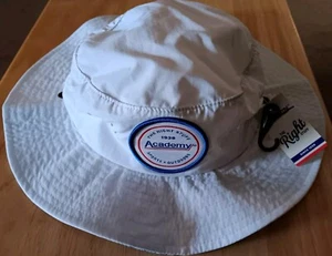 Academy Sports + Outdoors White Bucket Hat | NEW w/ TAGS One Size Moisture Wick - Picture 1 of 6