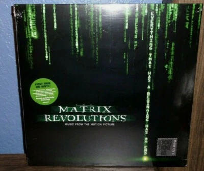 THE MATRIX REVOLUTIONS SOUNDTRACK RSD COKE GREEN LP DON DAVIS JUAN REACTOR  - Image 1 of 4