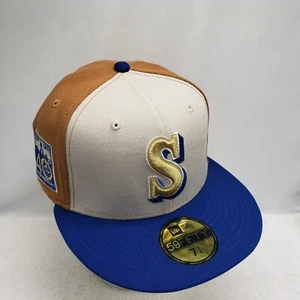 Seattle Mariners MLB New Era 59Fifty 40th Anniversary Cooperstown Hat Size 7 3/8 - Picture 1 of 6