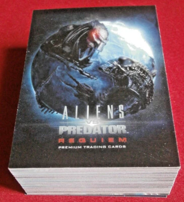 Aliens vs. Predator: Requiem - COMPLETE BASE SET (81 cards) - Inkworks 2007 - Image 1 of 4