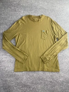 Le Tigre Shirt Men's 3XL Green Long Sleeve Embroidered Logo Pocket - Picture 1 of 6