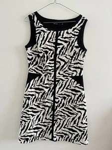 Karen Millen Womens Dress Size US 10 Mini Cut Out Animal Print Sleeveless - Picture 1 of 7