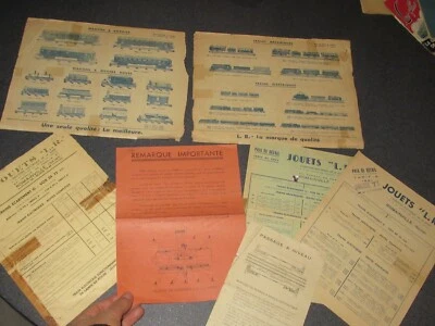 lot de documents notices  et catalogues TRAIN LR 1953  hornby jep cr - Photo 1/4