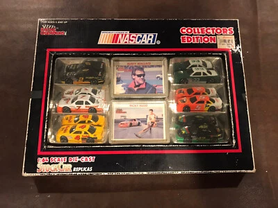 Nascar  1 64 stock car replicas with collector cards - Image 1 of 4