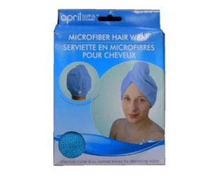 Blue microfiber hair Towel - Picture 1 of 2